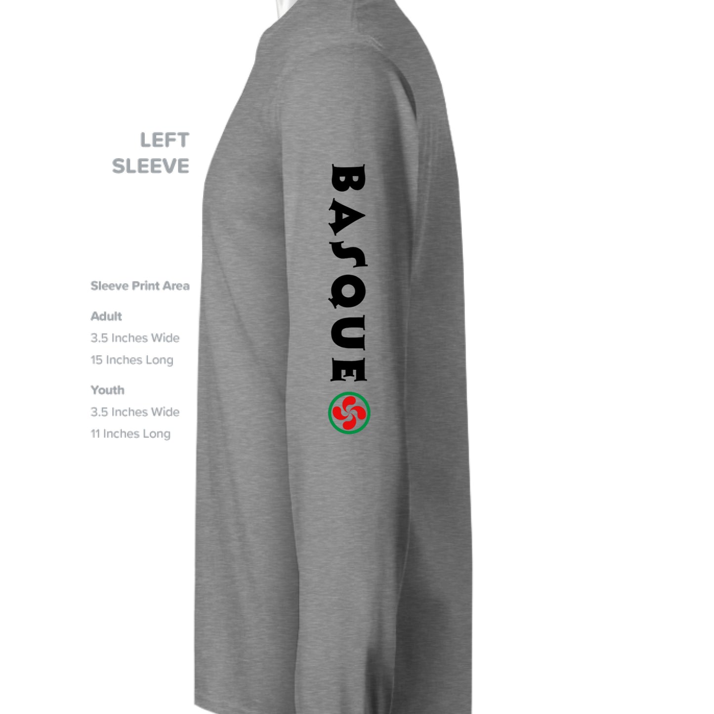 GRAPHITE HEATHER - SLEEVE_LEFT